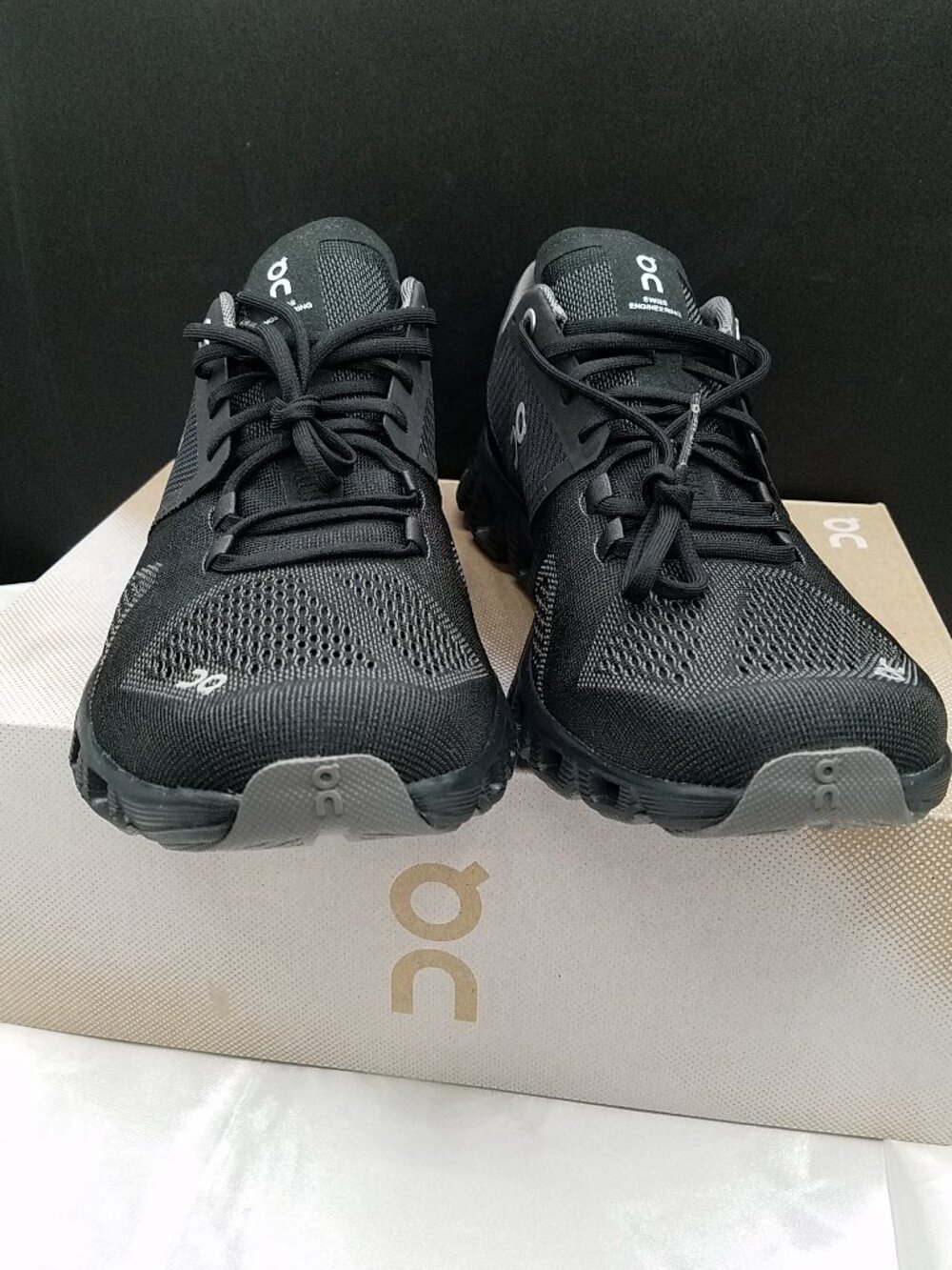 On Cloud X Black/Asphalt Running Shoes | Women's Size 9 | NIB - Picture 3 of 16